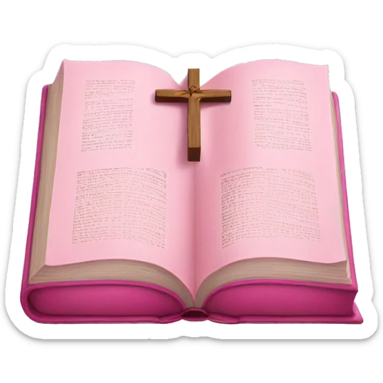 Pink Bible  sticker