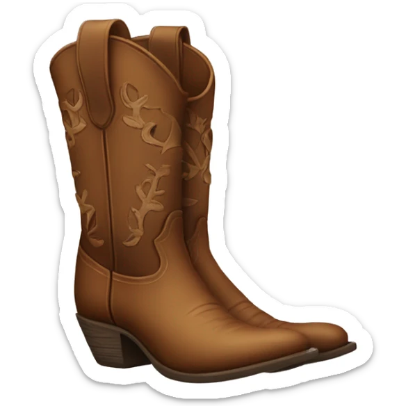 Cowgirl boots sticker