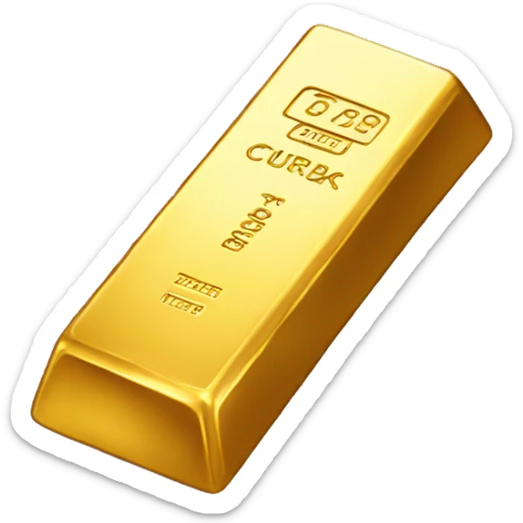 gold bar sticker