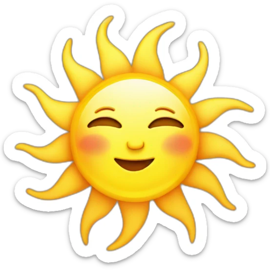 Sun sticker