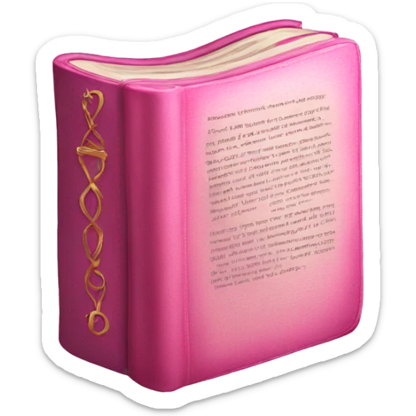 Pink bible sticker