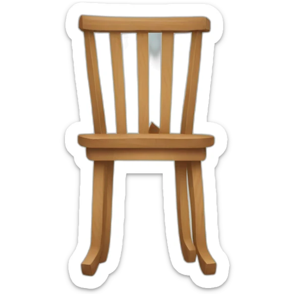 broken chair sticker