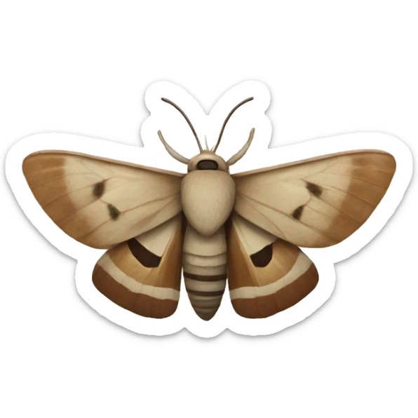 Moth sticker