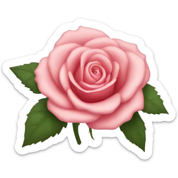 Rose sticker