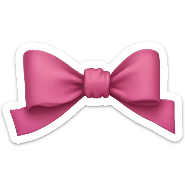Bow sticker