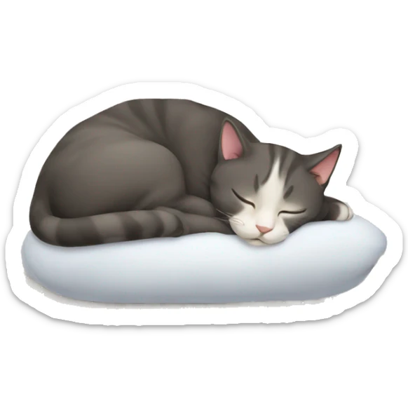 Cat sleeping  sticker