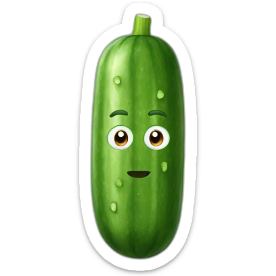 cucumber sticker