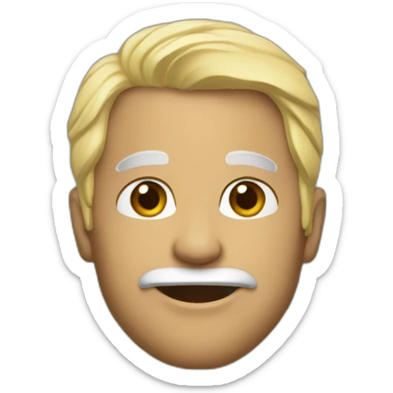 Famous person sticker