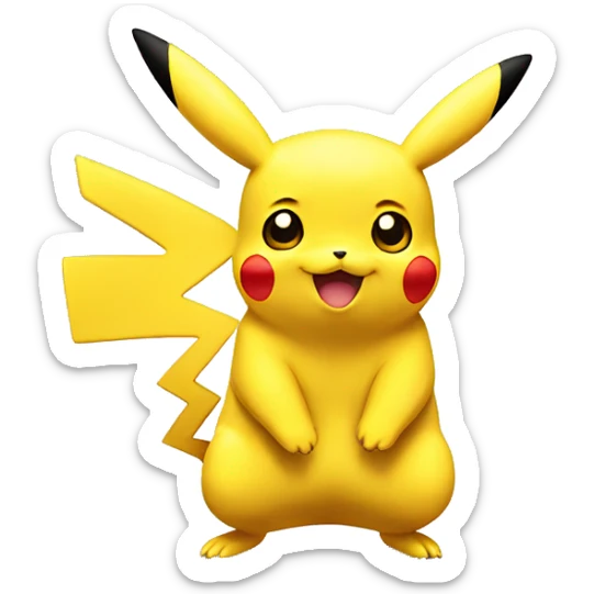 Pikachu Pikachu sticker