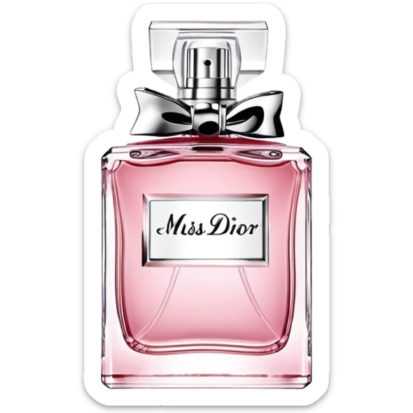Miss dior perfume sticker
