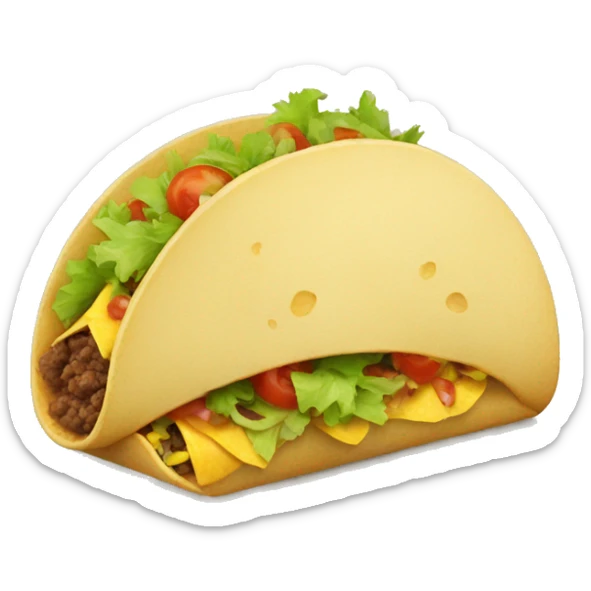 Taco sticker