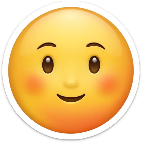 Generate a high-quality 3D cartoon-style emoji of a yellow sun, bright and cheerful, no face, smooth gradient colors, rounded and cute appearance, simple white background, high-resolution.
 sticker