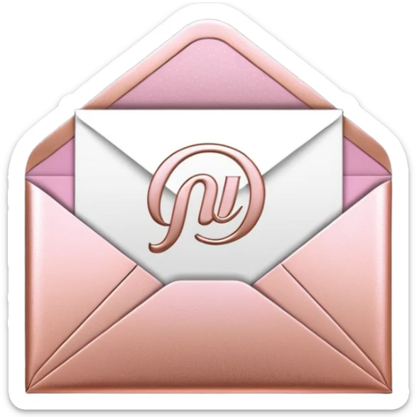 Icône 3D d’une enveloppe ouverte avec carte “NEWS”, style gravure cuivre + stippling, noir pur sur blanc pur (hachures/pointillisme uniquement), éclairage dramatique avec rayons et une micro-touche rose #fbcfe8 sur la lueur, sans aucun texte/typo ni gris/sépia/flou/bruit/cadre. sticker