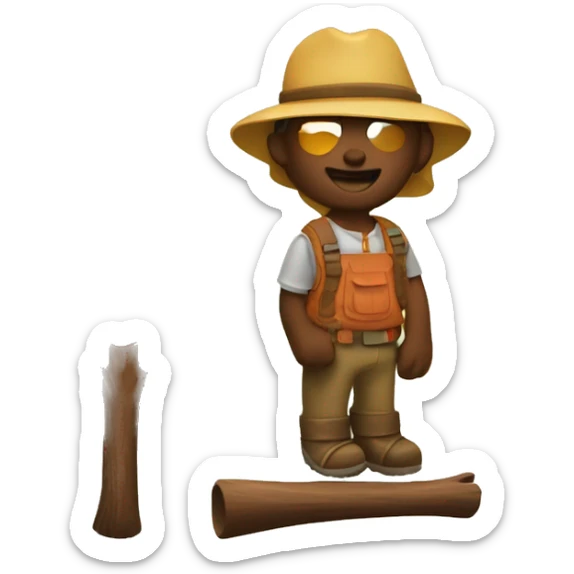 Woodsy emojis that have to do with sunshine camping mountains etc. sticker