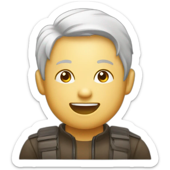 Design an emoji that represents the action of buying cryptocurrency. The emoji should convey a sense of excitement, growth, and financial transactions related to purchasing digital assets.  sticker
