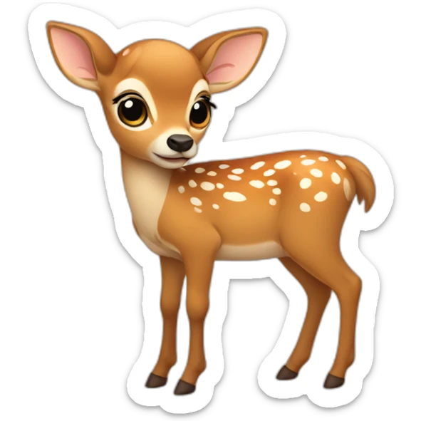 fawn sticker