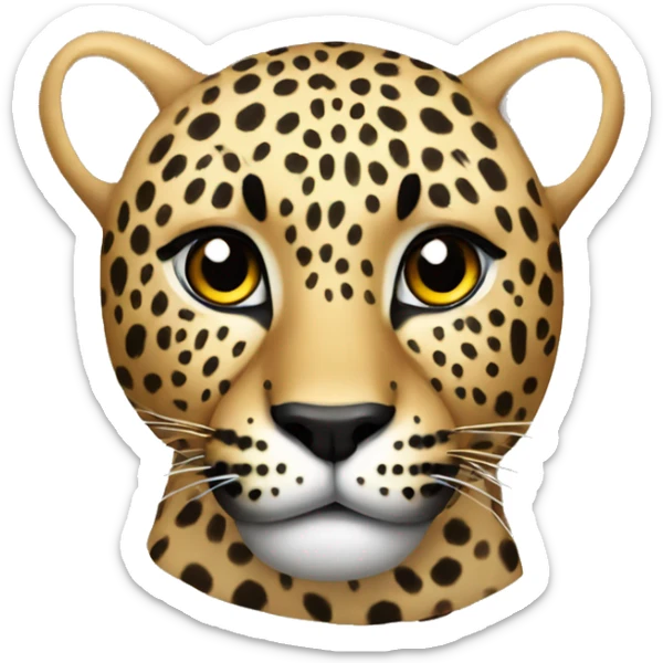 Leopard sticker