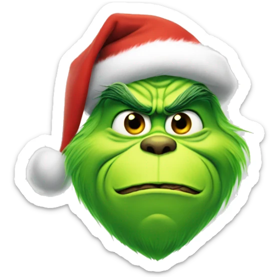 Grinch sticker