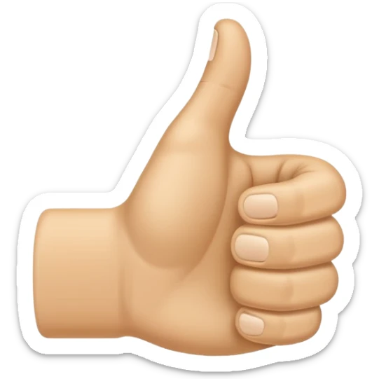 Thumbs up  sticker