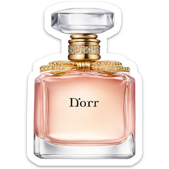 Dior parfum sticker