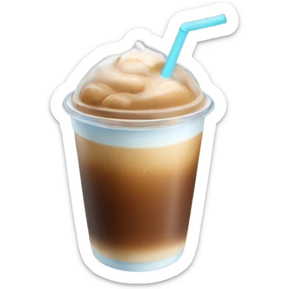 Iced coffee sticker