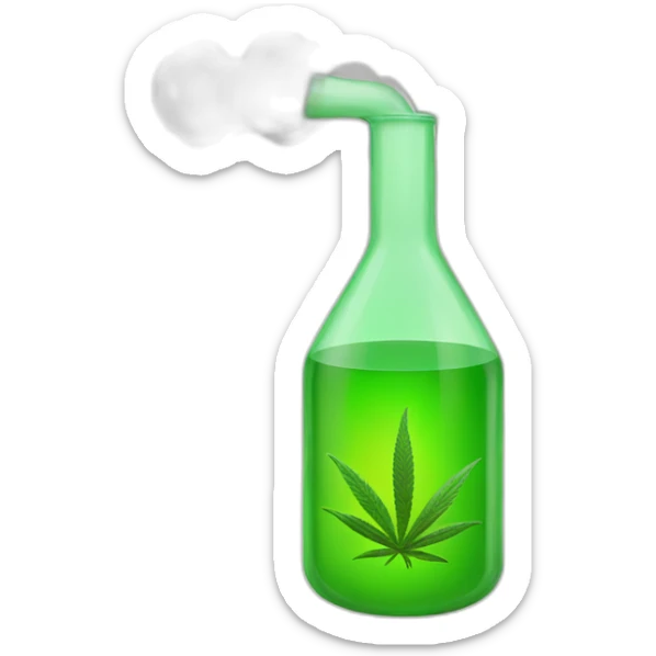 marijuana bong sticker