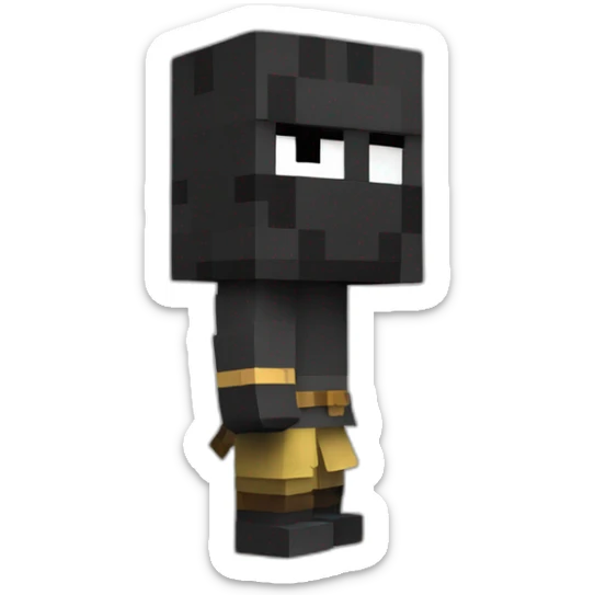 standing-minecraft-ninja sticker