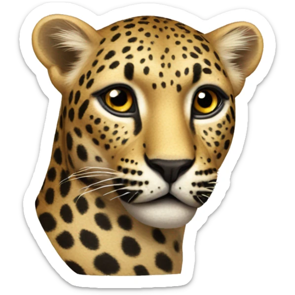 Leopard sticker