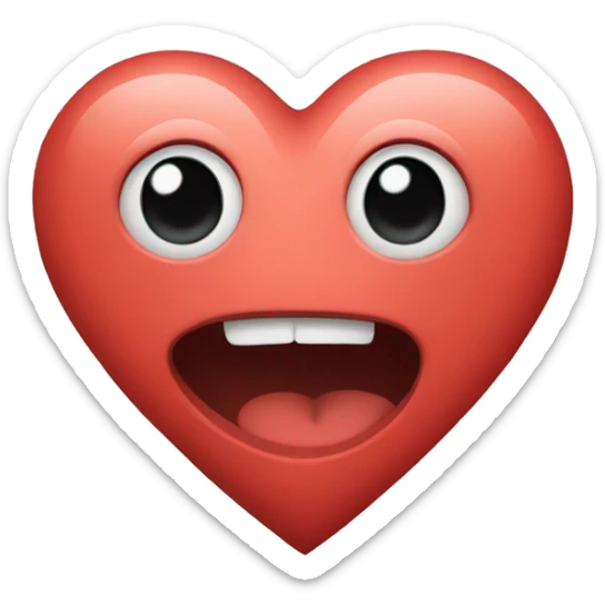 Heart sticker