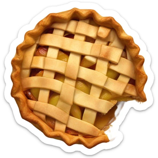 apple pie sticker