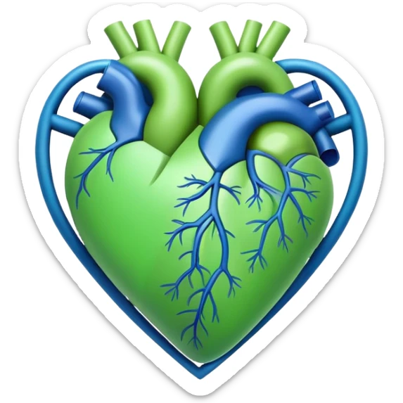 At the center, there is a heart-shaped design made up of two intertwined lines—one in green and the other in blue. The green outline forms a complete heart shape, while the blue line inside resembles both a heart and a checkmark or ribbon, symbolizing recognition and support for organ donors.

The combination of blue and green represents health, life, and trust, reinforcing the logo’s theme of honoring organ donors. sticker
