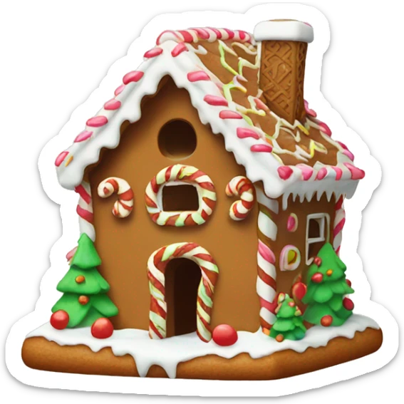 Gingerbread house  sticker