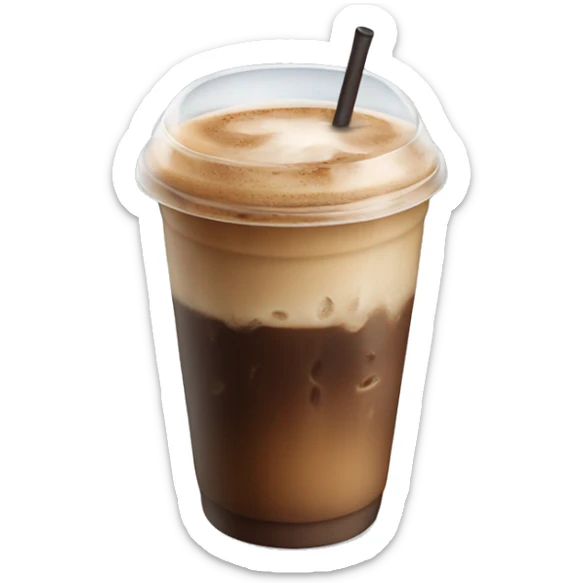 Ice coffee sticker
