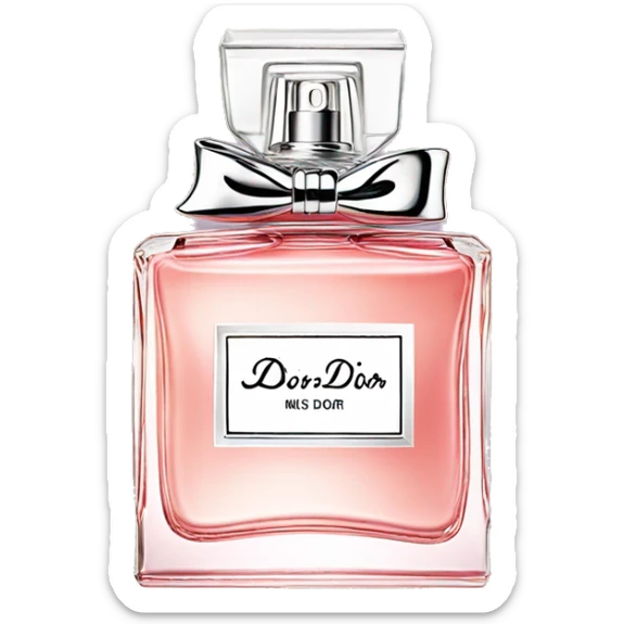 Miss dior perfume sticker