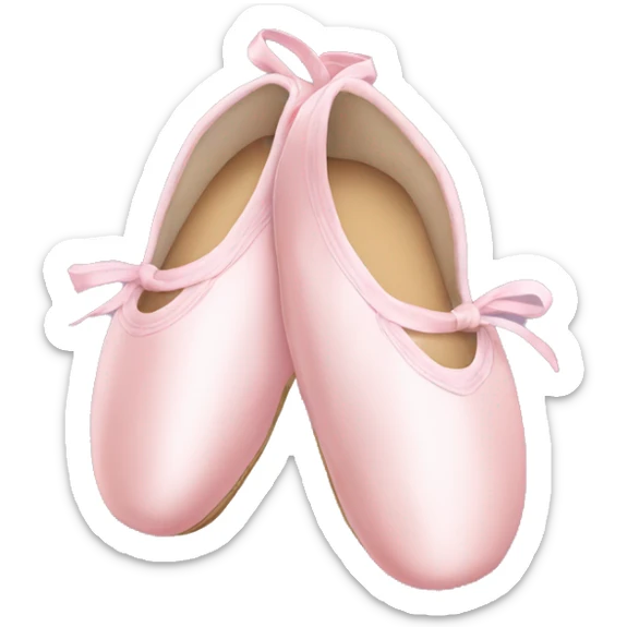 Ballet shoes sticker