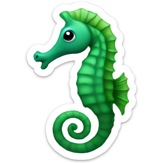 seahorse sticker