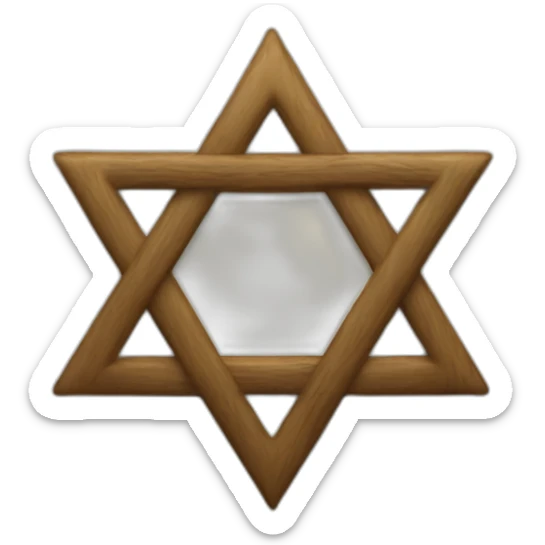 jewish symbol sticker