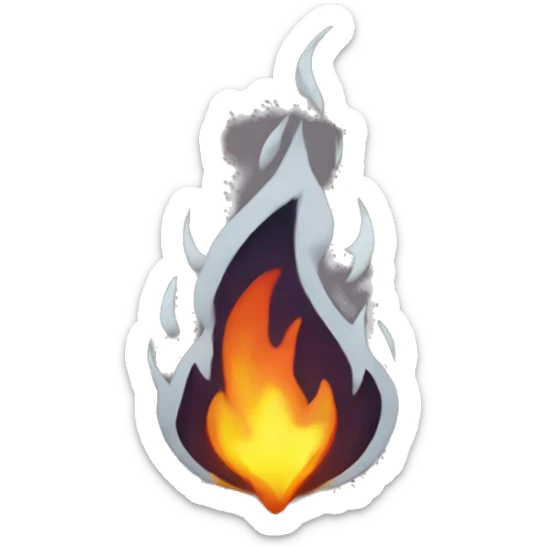 Fire sticker
