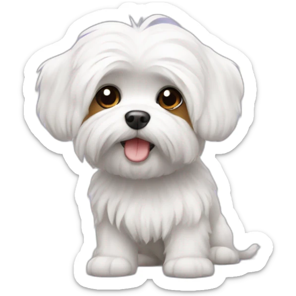 Maltese sticker
