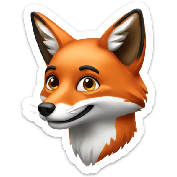 Fox sticker