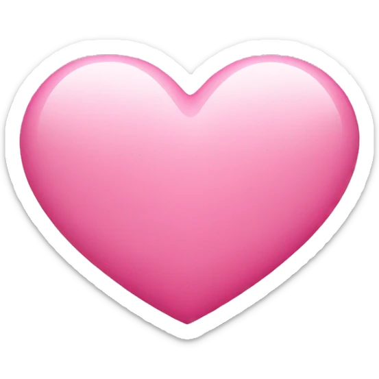 pink heart sticker