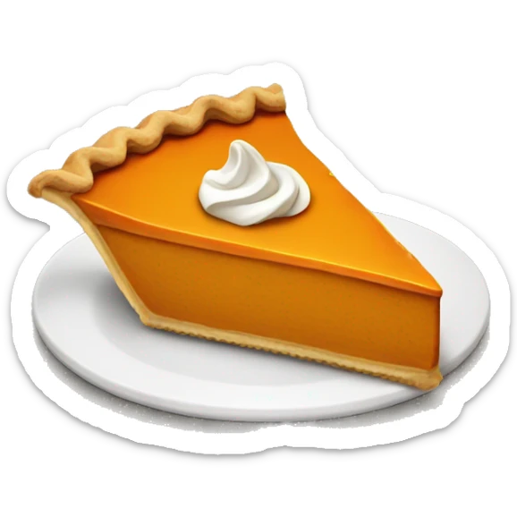 pumpkin pie sticker