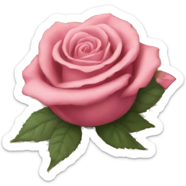 Rose book sticker