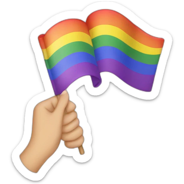 Gay pride sticker