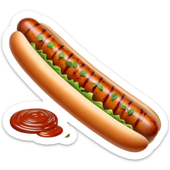 Cinematic spicy chipotle sausage, glistening with smoky, tangy sauce, charred and grilled to perfection, sliced open to reveal juicy filling, served with fresh herbs, rich and flavorful, detailed and appetizing. sticker