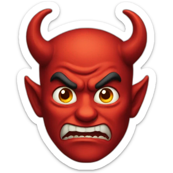 Devil sticker