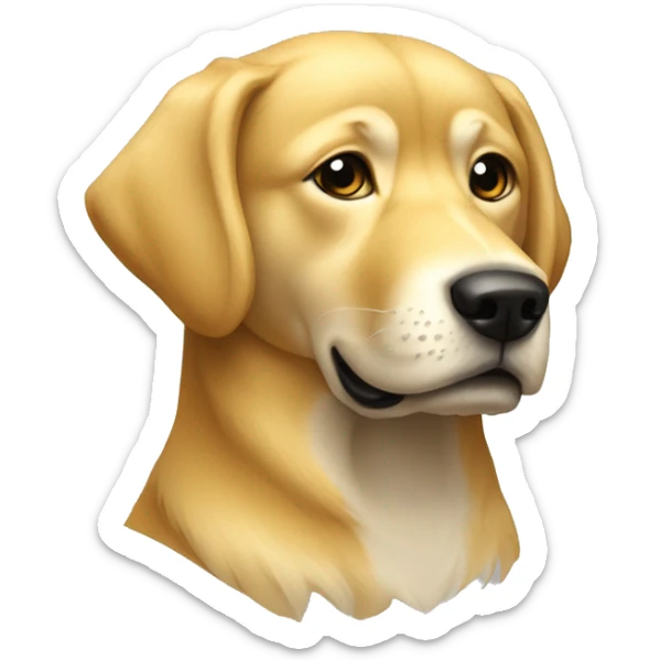 The Golden Dog of The TON Blockchain. with the text $NOTINU sticker
