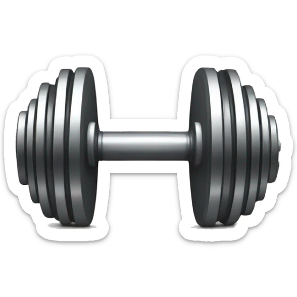 dumbbell sticker