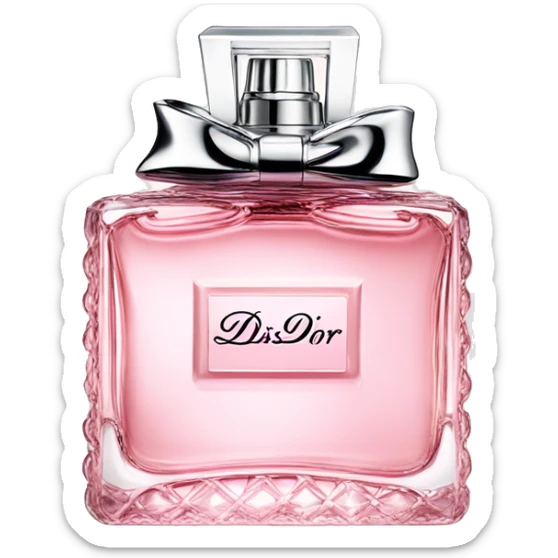 Miss dior perfume sticker