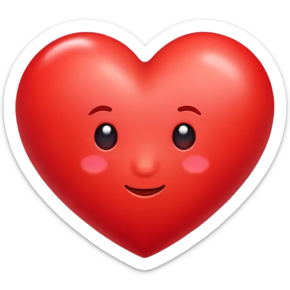 the heart sticker
